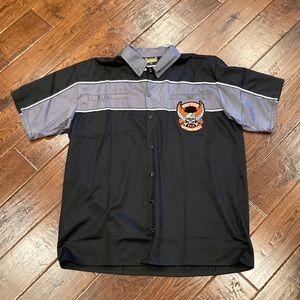 Men’s Bike Week 2016 Daytona Florida Button Front Shirt Size Medium USED